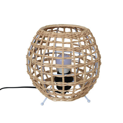 kleine creatieve rotan bal tafellamp rotan kunst rotan geweven slaapkamer decoratieve tafellamp