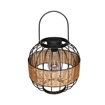 Waterdichte buitenlampen van rotan voor balkon en tuin