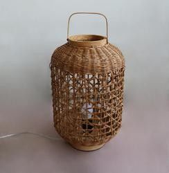 Retro hennep touw rotan geweven lamp schaduw voor woonkamer slaapkamer