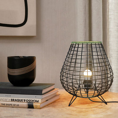 Slaapkamer nachtkastlamp Chinees stijl thee kamer sfeer lamp bamboe rotan tafellamp
