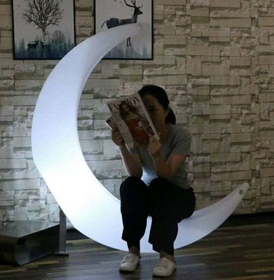 Glow Led Moon Chair met oplaadbare lithiumbatterie