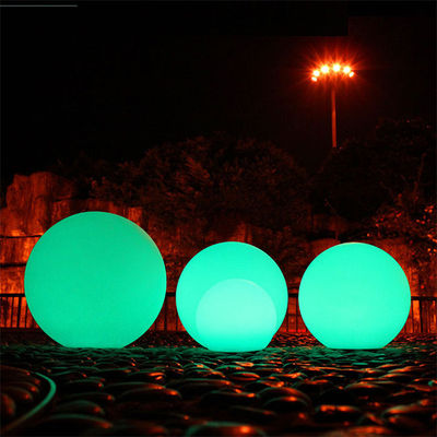 PE Plastic Glow Ball Light 16 kleuren wisselende oplaadbare afstandsbediening