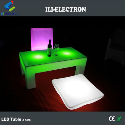 4 benen LED licht cocktail tafel, 16 kleuren wisselende LED gloed tafel afstandsbediening