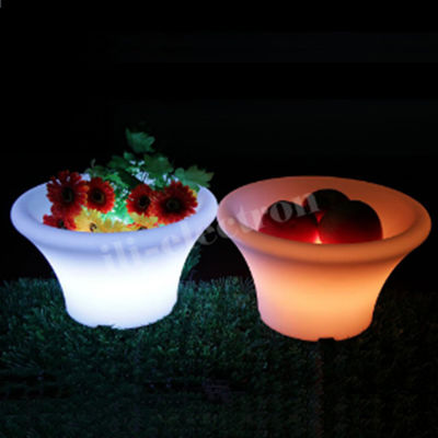 PE Plastic LED IJskist 16 kleuren wisselend met oplaadbare lithiumbatterie