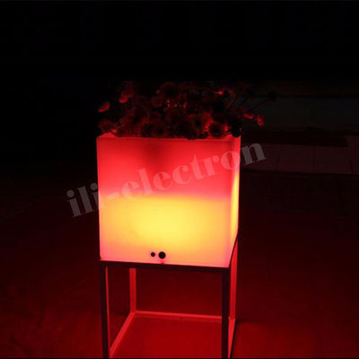 Buiten waterdicht verlichting ijs emmer vierkant met metalen stand