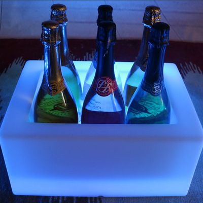 16 kleuren wisselend PE Plastic LED ijs emmer IP65 waterbestendig voor bier Champagne