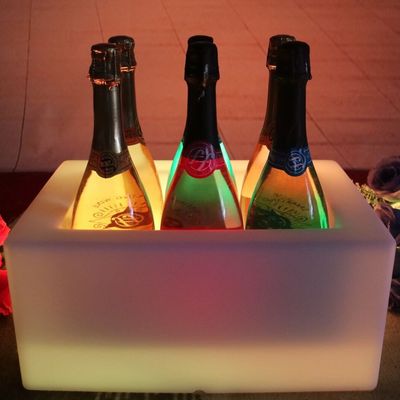 16 kleuren wisselend PE Plastic LED ijs emmer IP65 waterbestendig voor bier Champagne