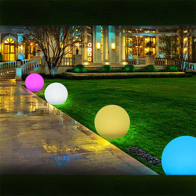 16 Kleurverandering Valentijnsdag Glow Tuin Decoratieve Bal PE Materiaal IP65 Waterdicht