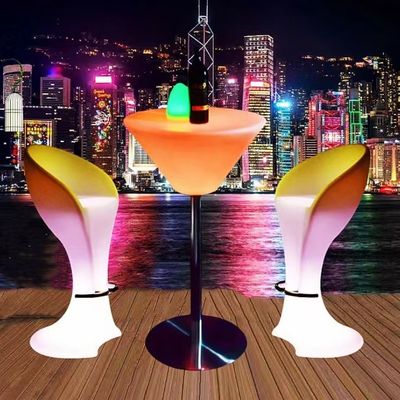 Handmatige afstandsbediening Adapter PE Plastic verlicht LED Cocktail tafel voor nachtclubs