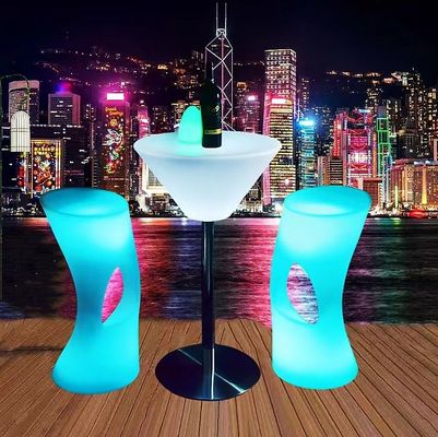 Handmatige afstandsbediening Adapter PE Plastic verlicht LED Cocktail tafel voor nachtclubs