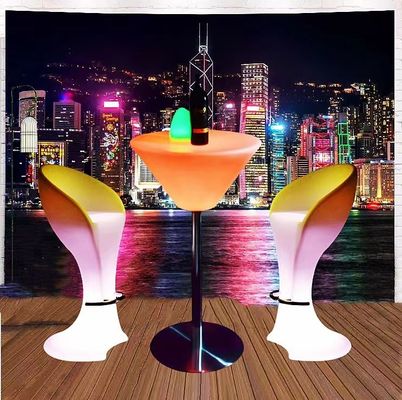 Handmatige afstandsbediening Adapter PE Plastic verlicht LED Cocktail tafel voor nachtclubs