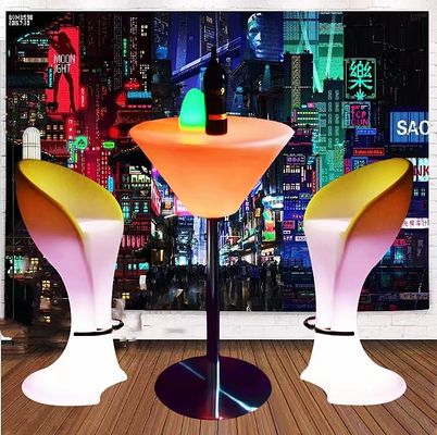 Handmatige afstandsbediening Adapter PE Plastic verlicht LED Cocktail tafel voor nachtclubs