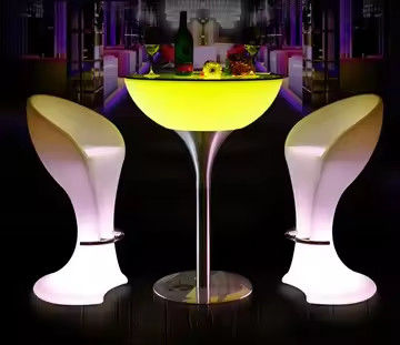 Led Cocktail tafellampen Led verlichte Cocktail tafel