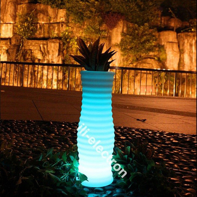 Afstandsbediening LED bloempot, Decoratieve verlichte plantenpotten voor thuis