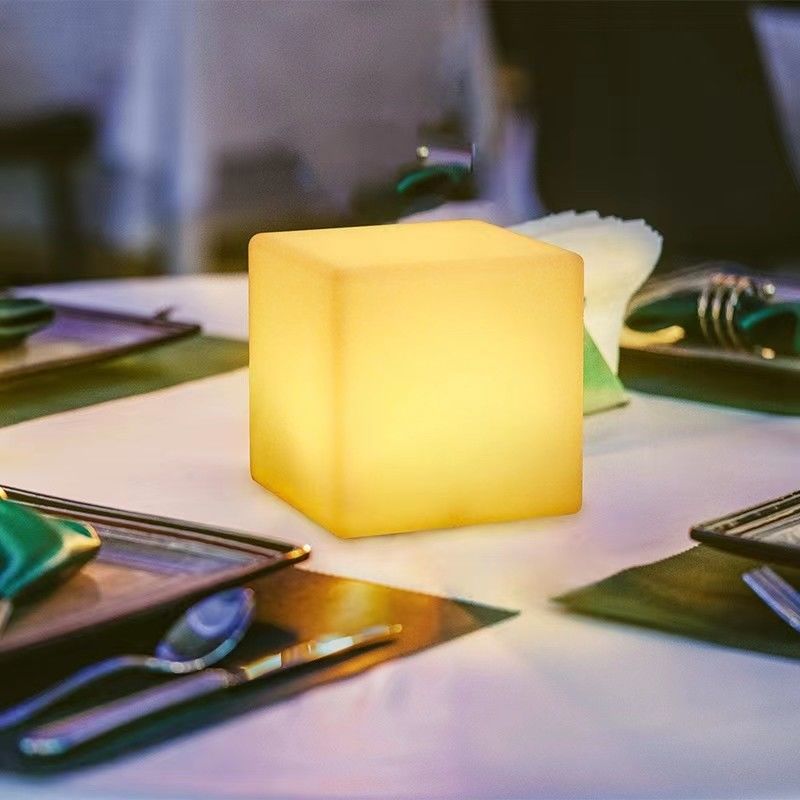 6 inch LED Cube Nachtlicht Kleurrijk USB opladen Waterdicht