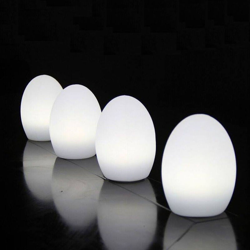 Draadloze LED-lampen in de vorm van eieren, lamp voor de nachtclub.