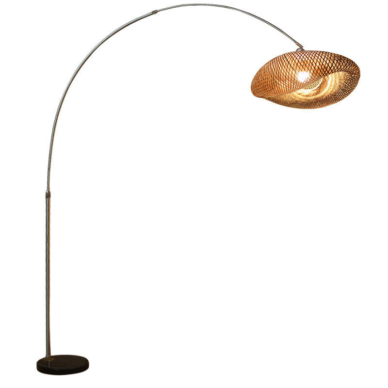 Beste kwaliteit Modern Decoratie metalen staande led stand leeslamp creatief Vissen vloerlamp