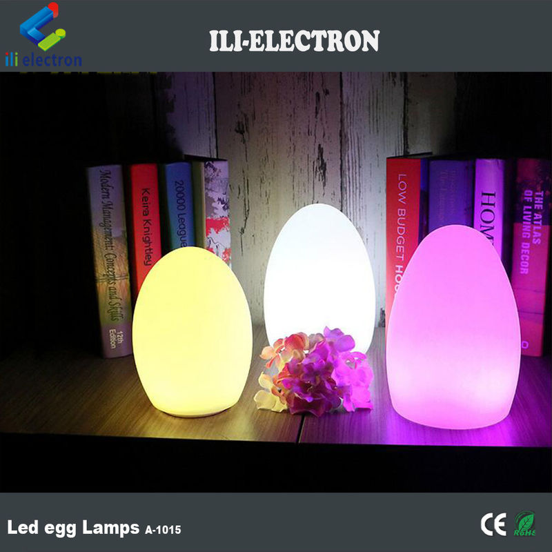Verlichte mini-ei-vormige LED-lampen 16 kleuren veranderen met afstandsbediening