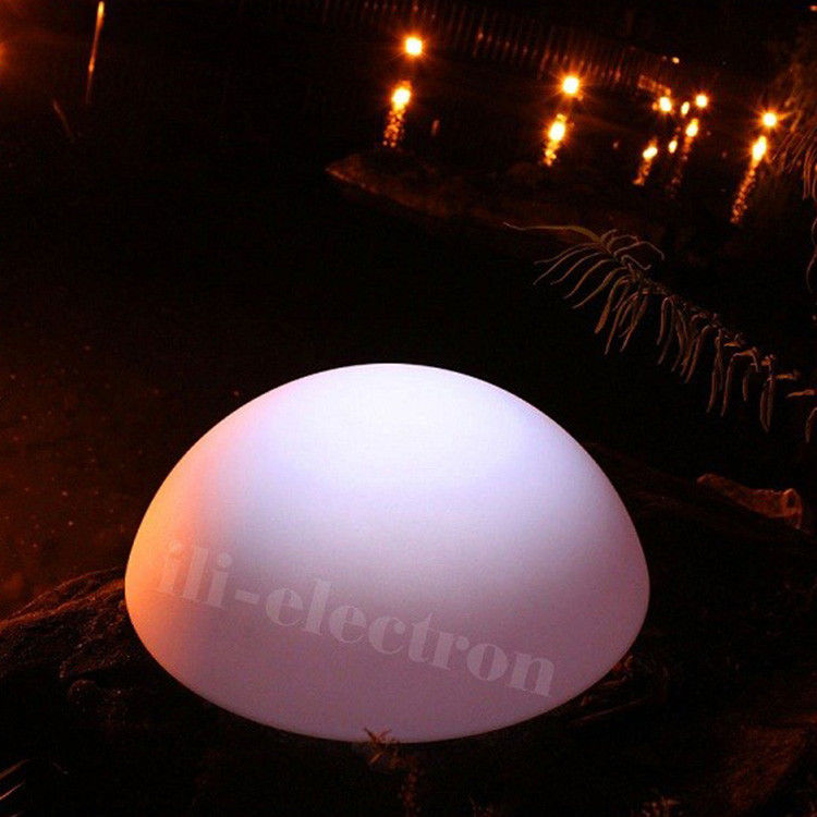 halfcirkel waterdicht kleurrijk kunststof led decoratief licht