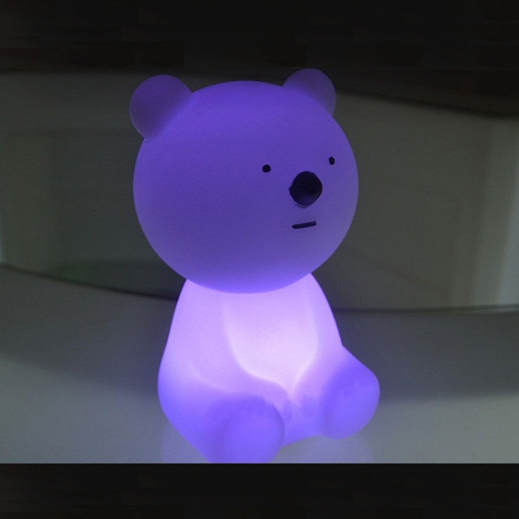 Plastic Bear Animal Shaped LED tafellamp