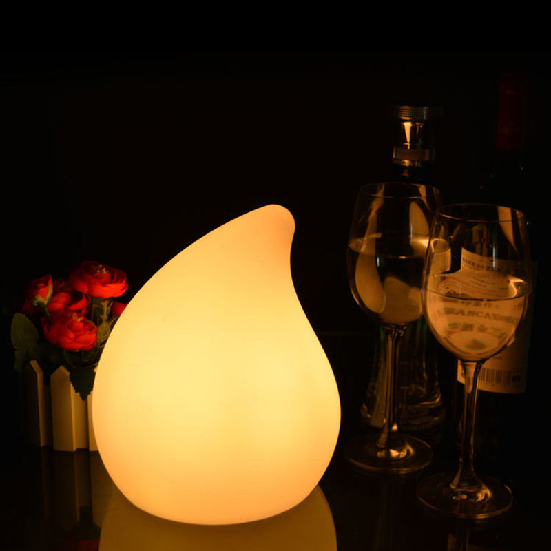 Kleurrijke perzikvormige plastic Mini licht tafellamp