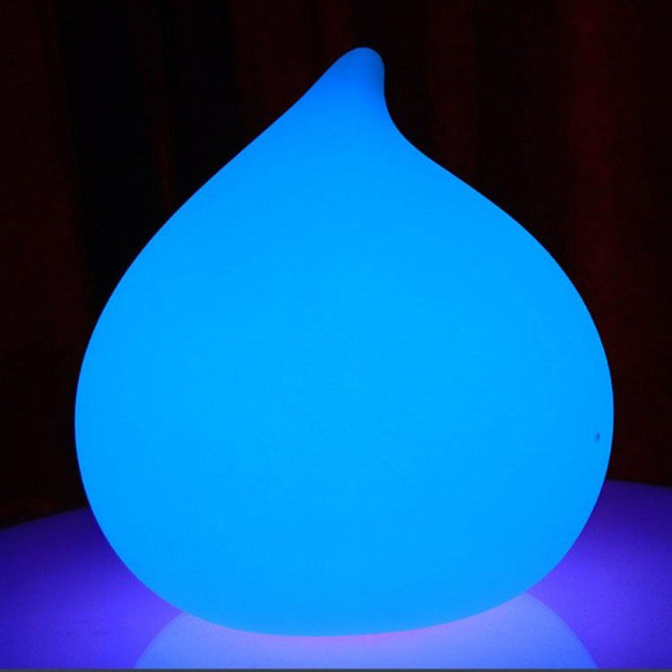 kleurveranderende verlichte plastic waterdruppellampen te koop