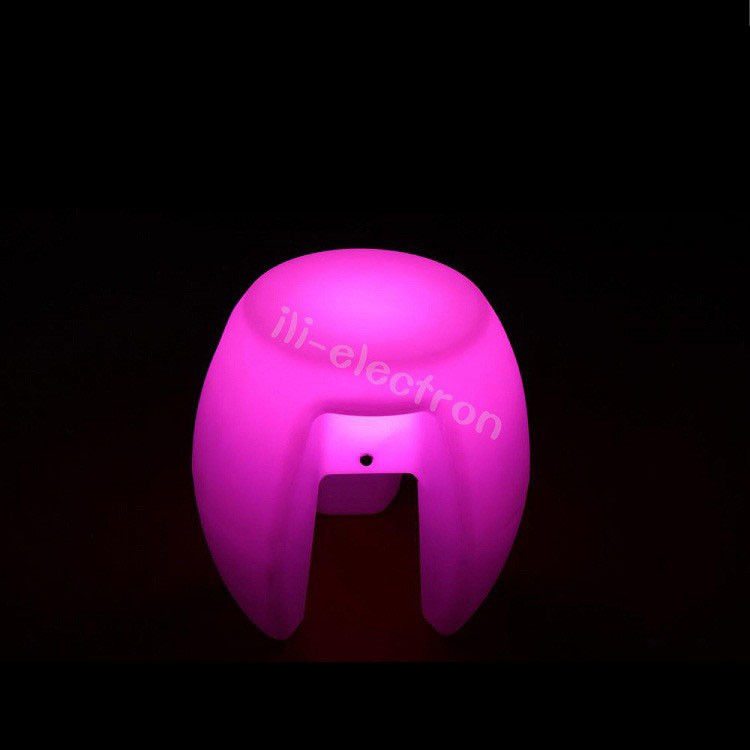 Kleurrijke LED-glow meubels, bar stapelverlichting kruk oplaadbaar