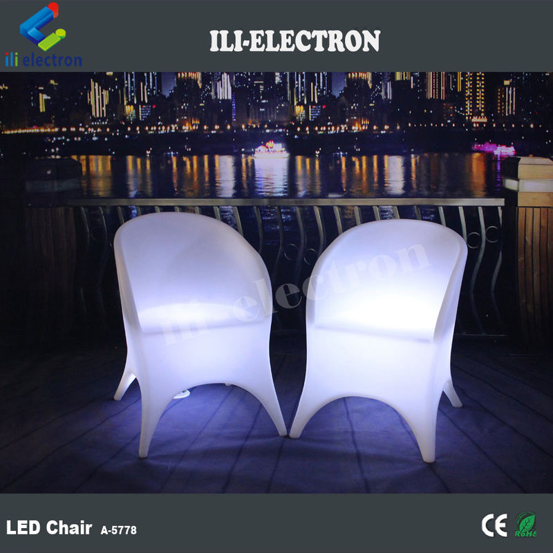 Moderne Glow LED verlichting stoelen 16 kleuren veranderen voor nachtclub bar