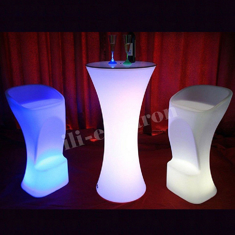 50*48*90cm Verlicht comfortabele led bar stoel/ Verlicht Cocktail stoel/ Verlicht led bar stoel