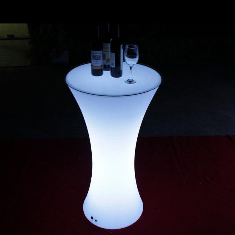 Nightclub evenement high boy gloeiende led cocktail tafel draagbare verlichting high top RGB cocktail tafel