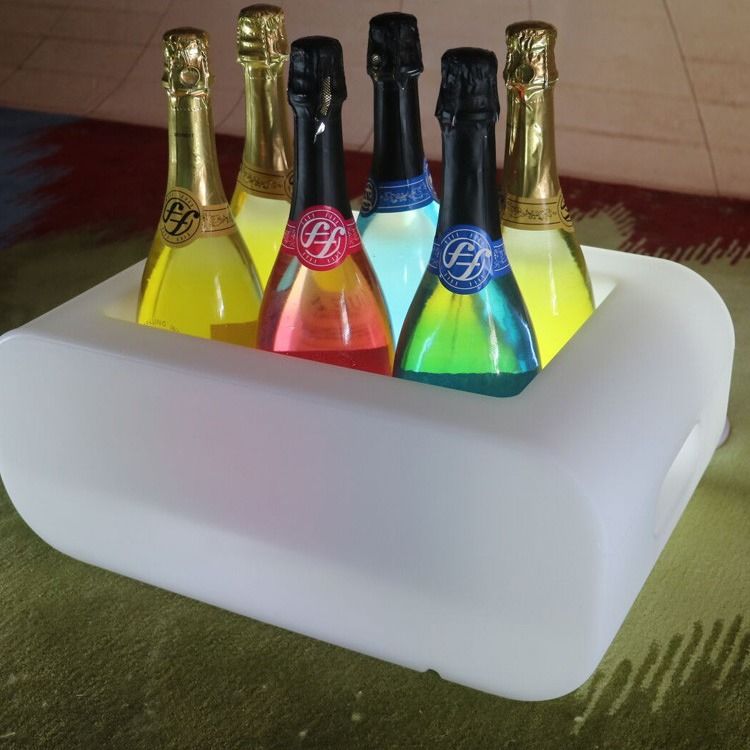 CE/ ROHS-certificaat SMD 5050 PE Plastic LED Ice Bucket 16 kleuren wisselend verlicht