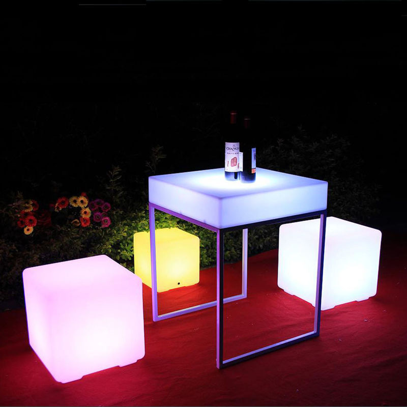 40cm afstandsbediening Patio LED kubuslamp Lantern LED lichtbron voor patio entertainment